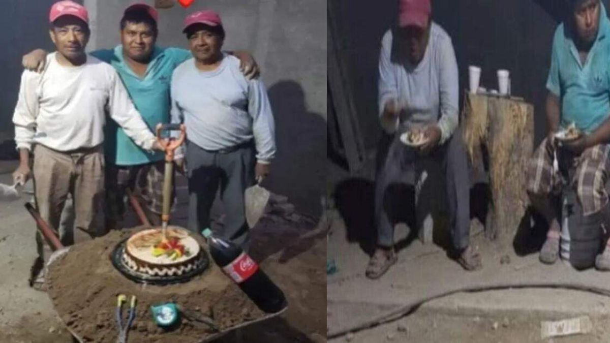 Albañil recibe sorpresa de cumpleaños; tierno gesto se hace viral en TikTok